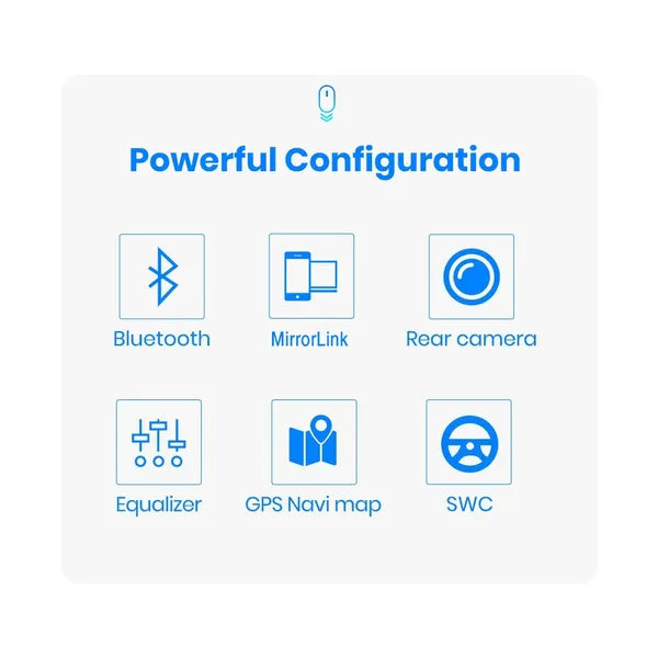 Android 9.1 2Din Android Car Radio GPS Autoradio with GPS WiFi FM AM For Volkswagen Golf/Passat SEAT Skoda Polo Car Stereo