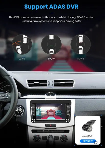 Android 9.1 2Din Android Car Radio GPS Autoradio with GPS WiFi FM AM For Volkswagen Golf/Passat SEAT Skoda Polo Car Stereo