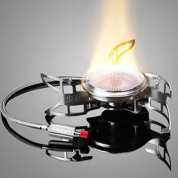 Bulin 1.5L Portable Outdoor Fast-Heating Pot Utensil Camping Traveling Tableware With Gas Stove for Cooking Hiking Picnic Set