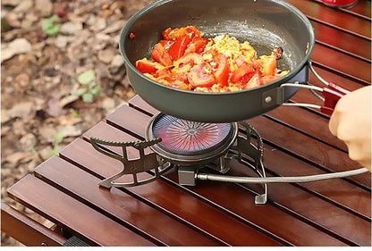 Bulin 1.5L Portable Outdoor Fast-Heating Pot Utensil Camping Traveling Tableware With Gas Stove for Cooking Hiking Picnic Set