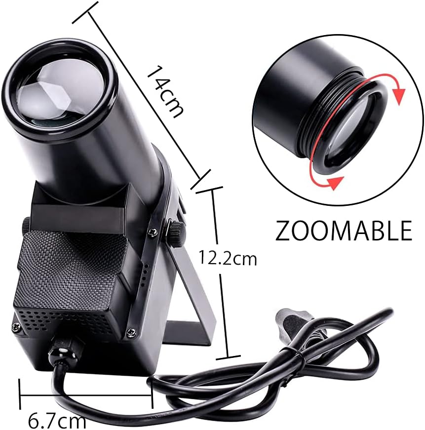 Lumière d'étape 30W RGBW LED DMX512 6CH Stage Light Beam Pinspot Disco Lumière d'étape 30W RGBW LED DMX512 6CH Stage Light Beam Pinspot Disco