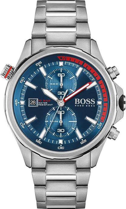 HUGO BOSS Men's Chronograph Quartz Wrist Watch Globetrotter HB1513823