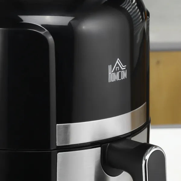 Air Fryer, 1300W 4L Air Fryers Oven with Rapid Air Circulation, Adjustable Temperature, Timer for Oil Less or Low Fat Cooking, Black