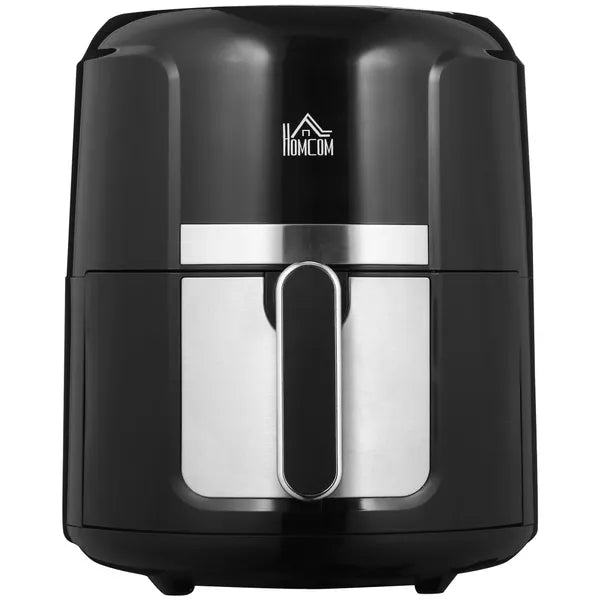 Air Fryer, 1300W 4L Air Fryers Oven with Rapid Air Circulation, Adjustable Temperature, Timer for Oil Less or Low Fat Cooking, Black