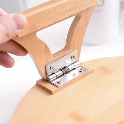 Wooden Sofa Settee Armrest Tray Table Clip On Arm For Wide Couches Foldable For Home Eating Drinks Snacks Remote Control Holder