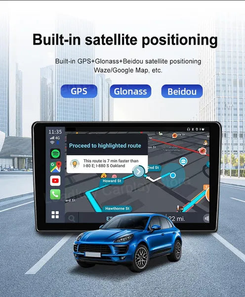 CarlinKit CarPlay Ai Box PLUS Android 12 8G+128G Wireless Android Auto CarPlay Adapter Qualcomm 6125 8-cores Netflix YouTube IPTV 4G LTE