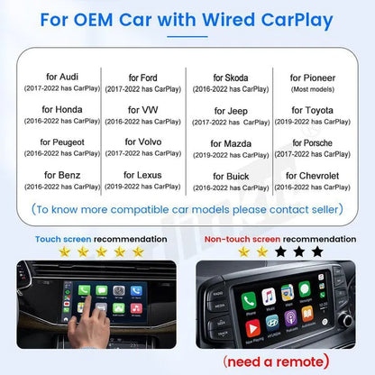 CarlinKit CarPlay Ai Box PLUS Android 12 8G+128G Wireless Android Auto CarPlay Adapter Qualcomm 6125 8-cores Netflix YouTube IPTV 4G LTE