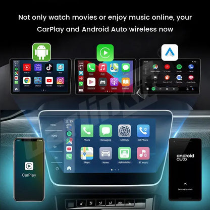 CarlinKit CarPlay Ai Box PLUS Android 12 8G+128G Wireless Android Auto CarPlay Adapter Qualcomm 6125 8-cores Netflix YouTube IPTV 4G LTE