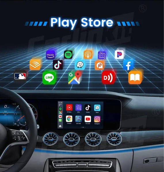 CarlinKit CarPlay Ai Box PLUS Android 12 8G+128G Wireless Android Auto CarPlay Adapter Qualcomm 6125 8-cores Netflix YouTube IPTV 4G LTE