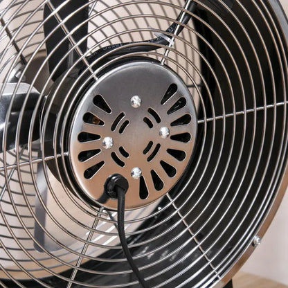 26cm 2-Speed Electric Table Desk Fan W/ Safety Guard Anti-Slip Feet Portable Personal Cooling Fan Home Office Bedroom Black