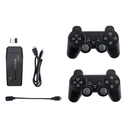 Old School Retro Classic Wireless Video Game Console 4K HD TV 64GB -10000 + Vintage Games