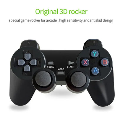Old School Retro Classic Wireless Video Game Console 4K HD TV 64GB -10000 + Vintage Games