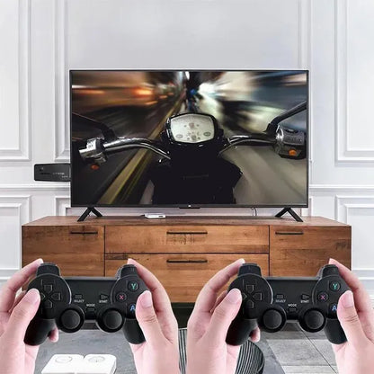 Old School Retro Classic Wireless Video Game Console 4K HD TV 64GB -10000 + Vintage Games
