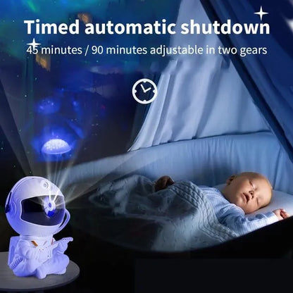 Astronaut Galaxy Projector Starry Night Light Projector, Astronaut Light Projector with Nebula,Timer and Remote Control, USB Powered 360° Adjustable Spaceman Light Projector, for Children and Adults