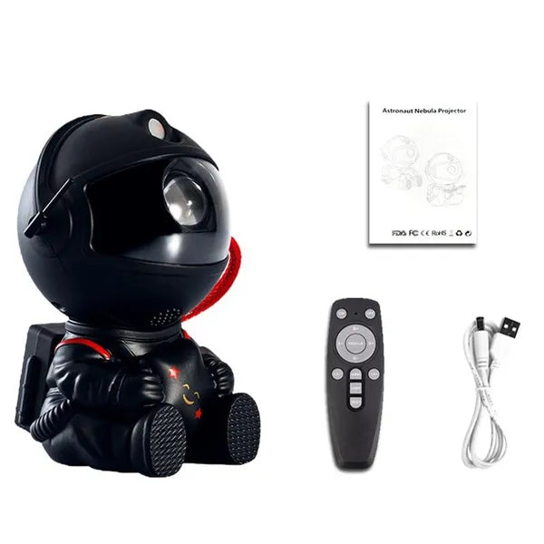 Astronaut Galaxy Projector Starry Night Light Projector, Astronaut Light Projector with Nebula,Timer and Remote Control, USB Powered 360° Adjustable Spaceman Light Projector, for Children and Adults