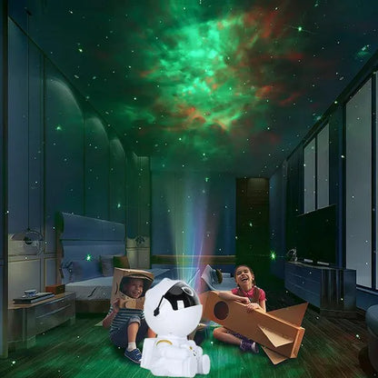 Astronaut Galaxy Projector Starry Night Light Projector, Astronaut Light Projector with Nebula,Timer and Remote Control, USB Powered 360° Adjustable Spaceman Light Projector, for Children and Adults