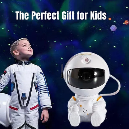 Astronaut Galaxy Projector Starry Night Light Projector, Astronaut Light Projector with Nebula,Timer and Remote Control, USB Powered 360° Adjustable Spaceman Light Projector, for Children and Adults