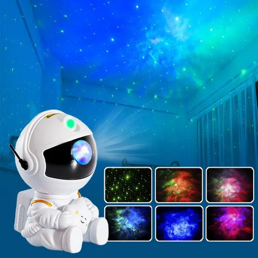 Astronaut Galaxy Projector Starry Night Light Projector, Astronaut Light Projector with Nebula,Timer and Remote Control, USB Powered 360° Adjustable Spaceman Light Projector, for Children and Adults