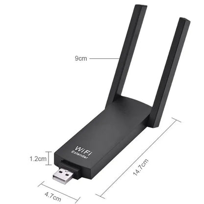 PIXLINK Wireless Wifi Repeater 300mbps USB Wireless Router Signal Amplifier Dual Antennas Range Extender 2.5GHz