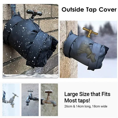 Outdoor Tap Frost Protector Winter Thermal Insulated Cover Outside Garden Jacket
