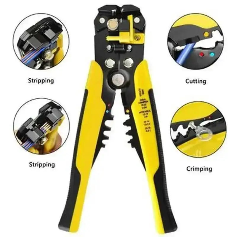 New Crimper Cable Cutter Automatic Wire Stripper Multi Functional Rapid String Plers Crimping Pliers Terminal 0.2-6.0Mm²