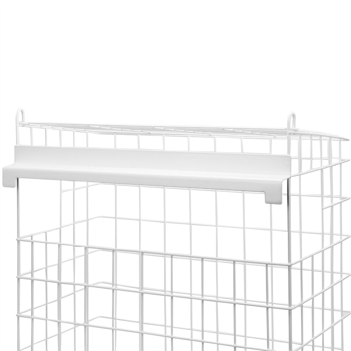 Maison & White Letterbox Mail Catcher Cage | Iron with PE Coating | 8x27cm Slot | Fits Up to 30cm Letterboxes | Horizontal & Vertical | No Fixings | 39x32x16.5cm | 2-Year Guarantee