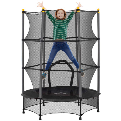 4.6FT/75" Kids Trampoline, Indoor Outdoor Toddler Trampoline, with Safety Enclosure, Springless design - Different Colours