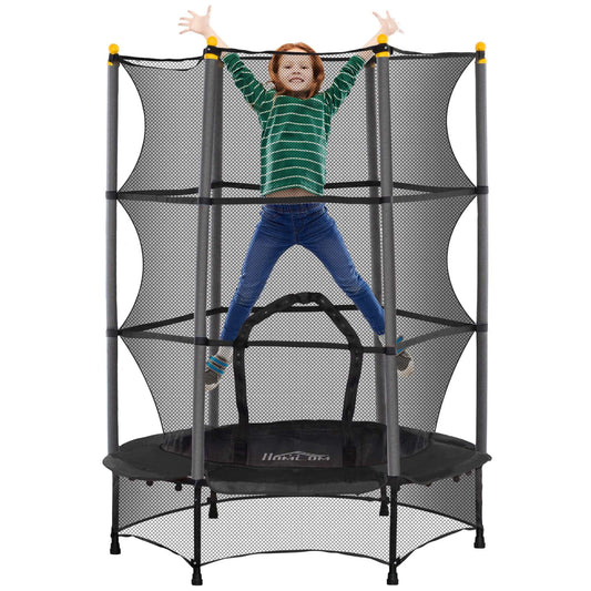 4.6FT/75" Kids Trampoline, Indoor Outdoor Toddler Trampoline, with Safety Enclosure, Springless design - Different Colours