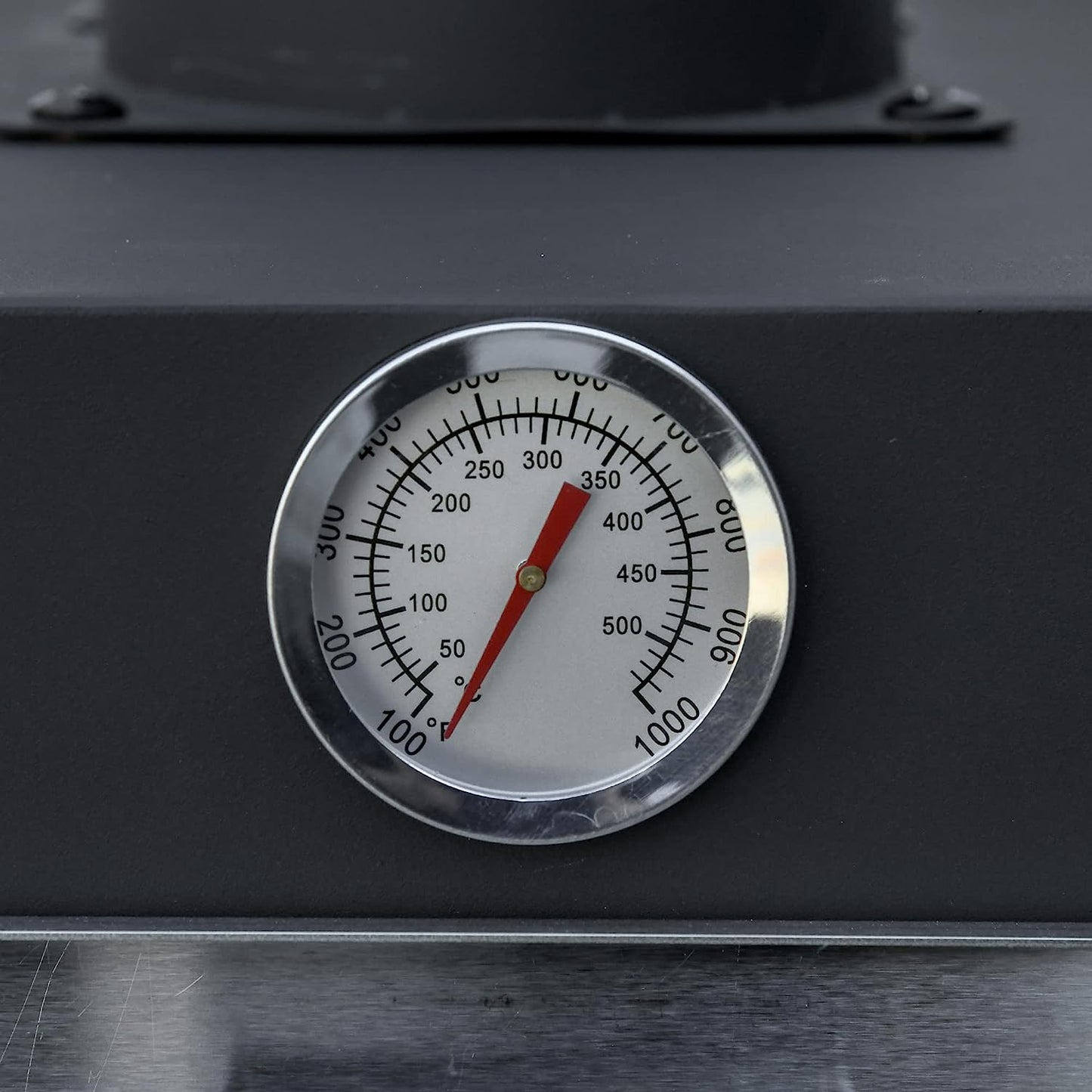 Charcoal Tall Oven Pizza Maker BBQ Grill Outdoor Cooker Picnic w/ Thermometer By Outsunny
