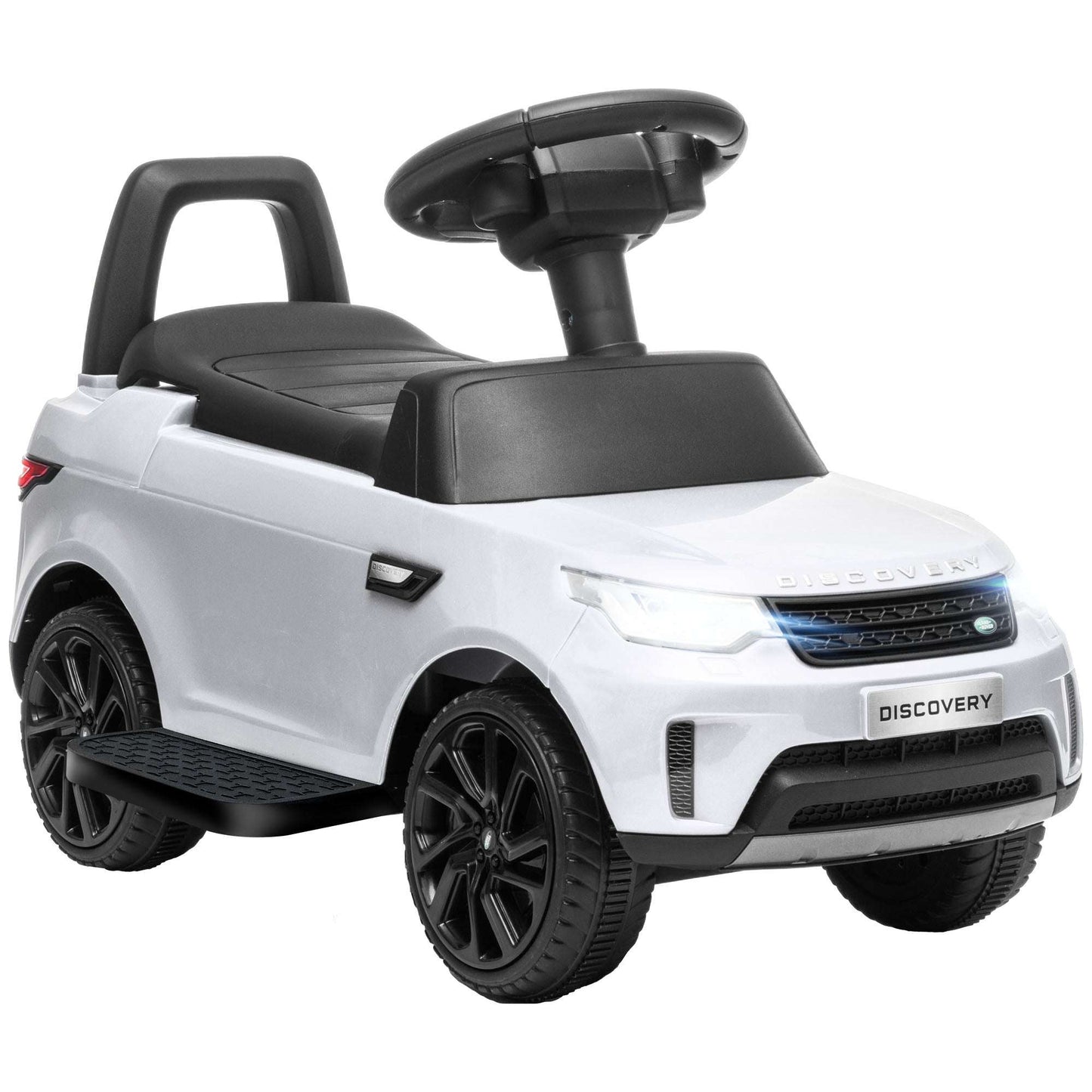 AIYAPLAY 2 in 1 Land Rover Licensed 6V Kids Electric Ride On Car Sliding Car w/ Headlights Music, for 18-60 Months
