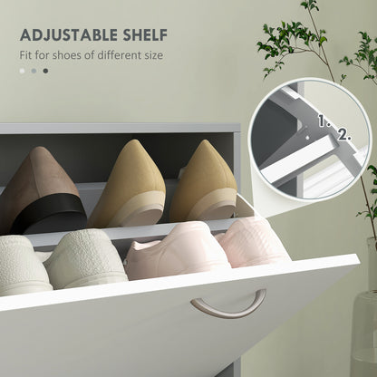 Three-in-One Hallway Storage Set - Grey/White