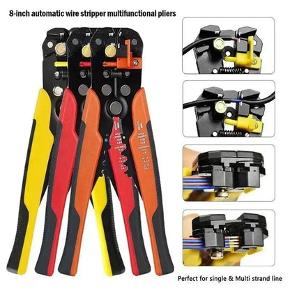 New Crimper Cable Cutter Automatic Wire Stripper Multi Functional Rapid String Plers Crimping Pliers Terminal 0.2-6.0Mm²