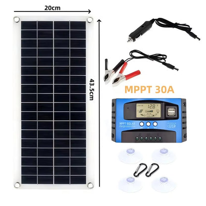 Solar Panel 5V USB Type-C Charge Portable Flexible Kit Lightweigh Mini System for Phones Car Camping Hiking Power Banks IP65