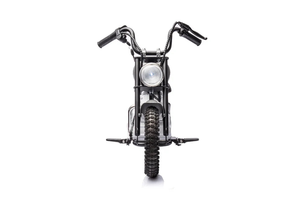 S-P-E-E-D 36V Electric Chopper Motorcycle Ride-On | 350W Twist-Grip Throttle, LED & Horn