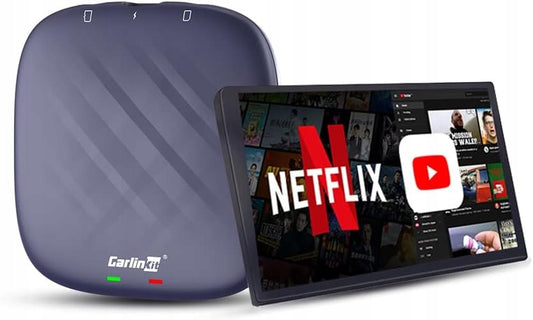 CarlinKit CarPlay Ai Box PLUS Android 12 8G+128G Wireless Android Auto CarPlay Adapter Qualcomm 6125 8-cores Netflix YouTube IPTV 4G LTE