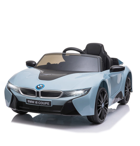 Electric Kids Ride On Car 6V Battery Powered Toy With Remote Control Blue BMW I8 Coupe