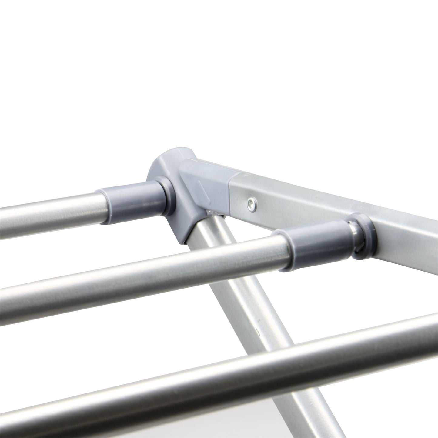Expandable Folding Clothes Airer | 3-Tier | Scissor-Lift Steel Frame | Folds to 44x51.5x9cm | Extends to 102x71x38cm | Indoor Use | 2-Year Guarantee
