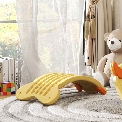 AIYAPLAY Balance Board for Kids Balance Training & Sensory Play, Yellow / Light Blue / Pink