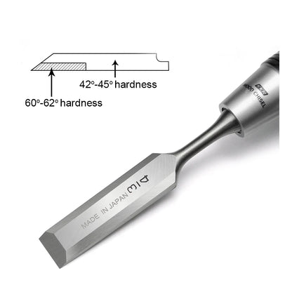 KAKURI SNP-3S Japan Wood Chisel Set 3 Piece Carving Knife with Storage Bag for Professional Woodworking Processing and Engraving