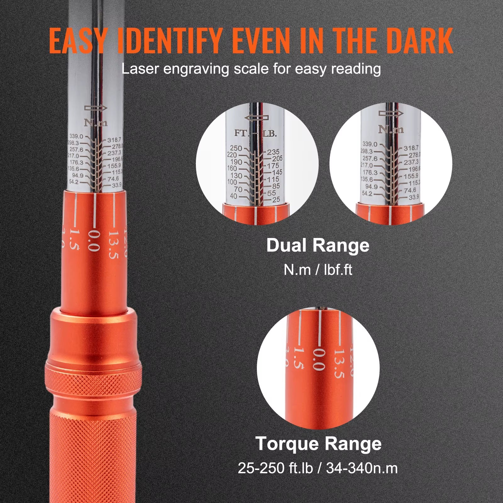 1/2" 1/4" 3/8" Mechanical Torque Wrench Set Precision Pointer Hand Tools Torque Wrench Workshop Car Repair Tool