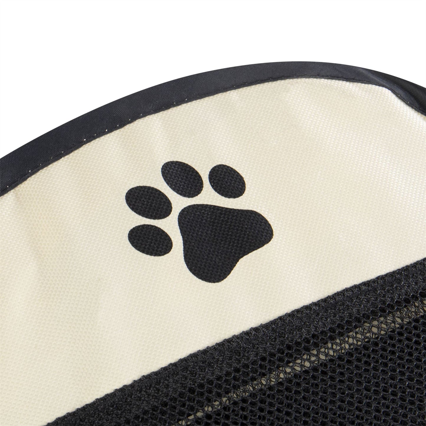Portable Pop-Up Pet Playpen | 8-Panel | Zip Door | Removable Top | 600D Oxford Cloth & Mesh | 45x66cm Open | Folds Flat | Carry Bag | Indoor & Outdoor
