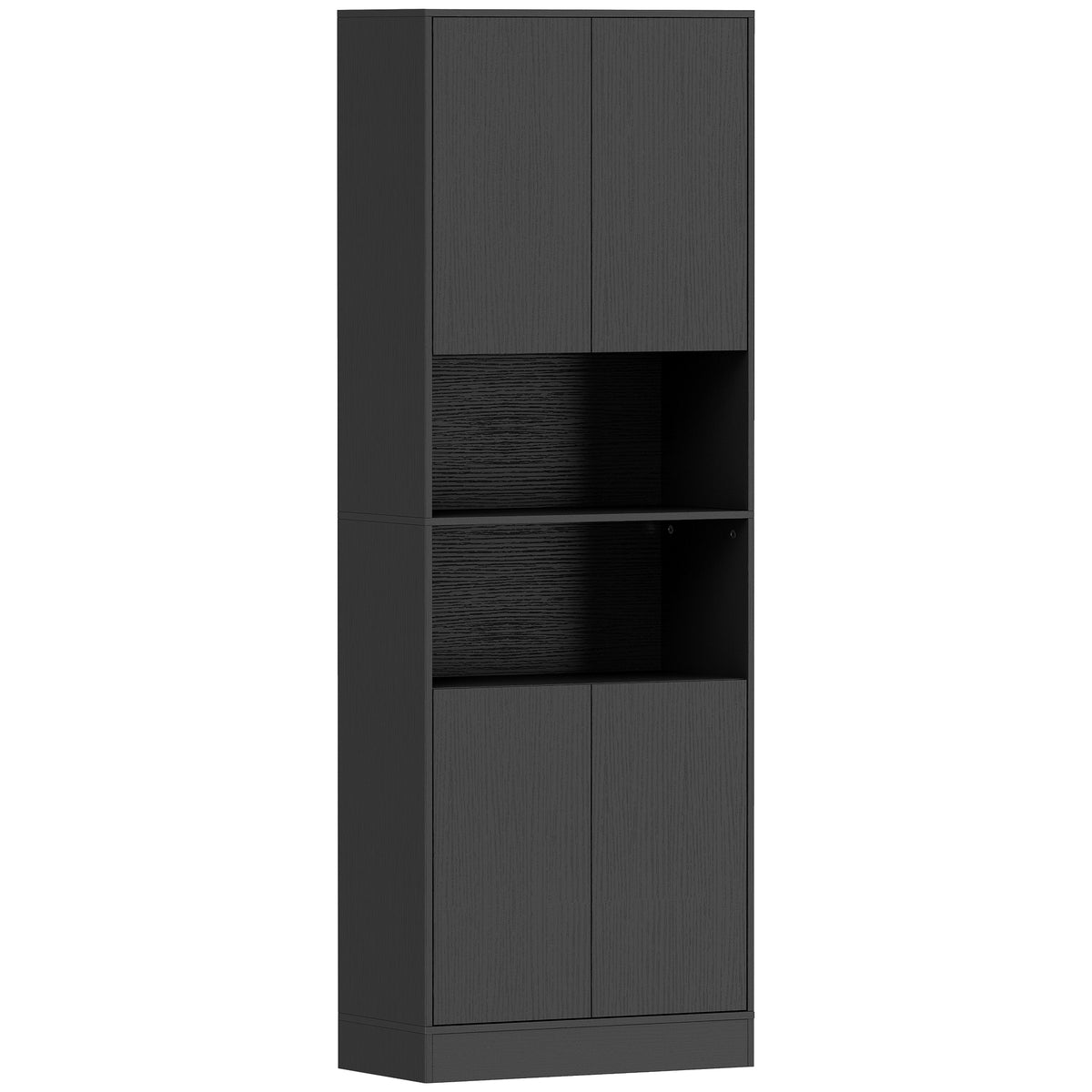 Kitchen Pantry Cabinet | 170cm Freestanding Storage Cupboard with Soft-Close Doors, 2 Colours