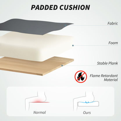 Executive Office Chair with 6-point Massage and Heat - Light Grey