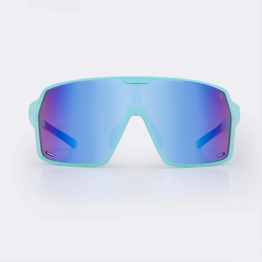 Union Of Surf RESCUE Wrap Around Sport Sunglasses | Ice Blue | TR90 Frame | 1.1mm Polycarbonate Lenses | 100% UV Protection | Hydrophobic Anti-Fog | Surf Cycling Running Hiking
