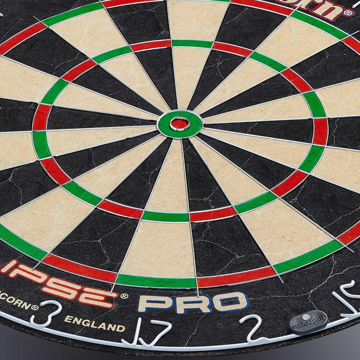 Unicorn Eclipse Pro, Professional Bristle Dartboard with Competition Quality Sisal, Spider and Number Ring, Professional Dart Board for Adults