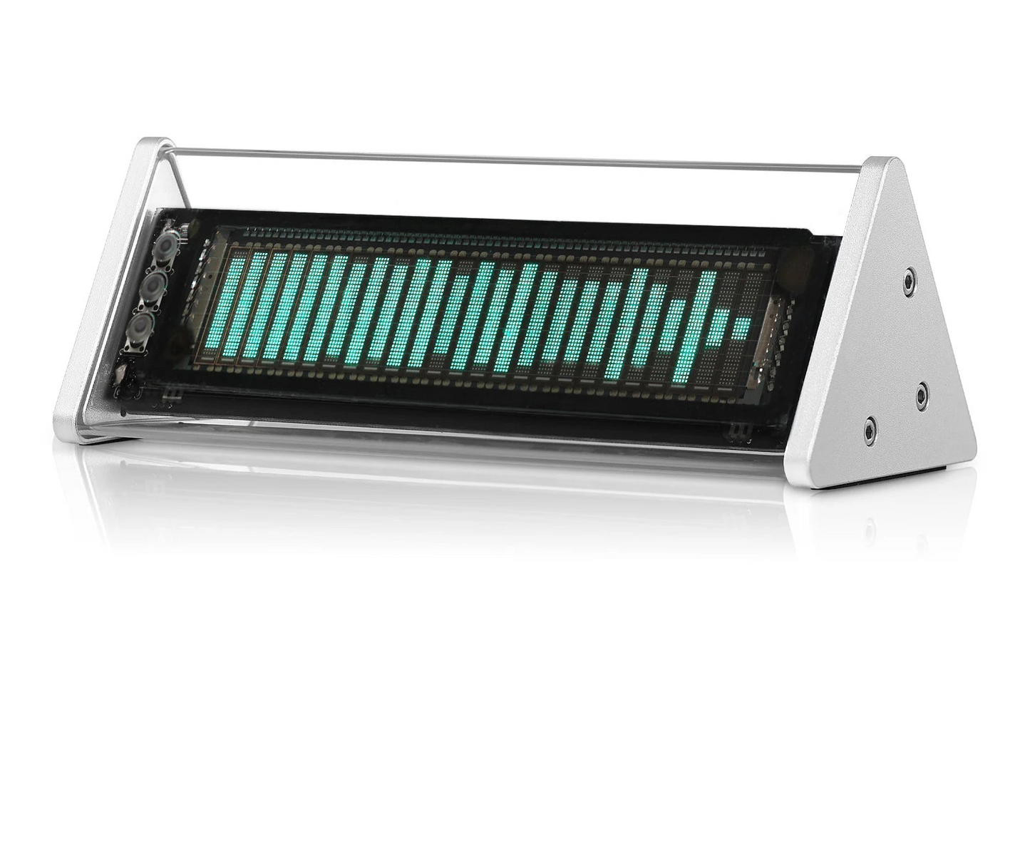 Nobsound Bluetooth 5.0 VFD Clock Music Spectrum Display Screen Sound Level Meter 3.5mm AUX Audio Switcher Box Spectrum