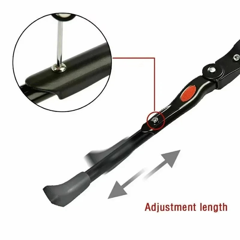 Universal Adjustable Road Bicycle Kickstand Parking Rack Mountain Bike Support Side Kick Stand Foot Brace Hardware Accessories