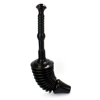 Pukkr Powerful Toilet Plunger | Water Pressure Concertina Head | 8x More Powerful | Handle 28cm | Assembled 62cm | Disassembles for Storage | Unblocks Toilets Fast | 2-Year Warranty