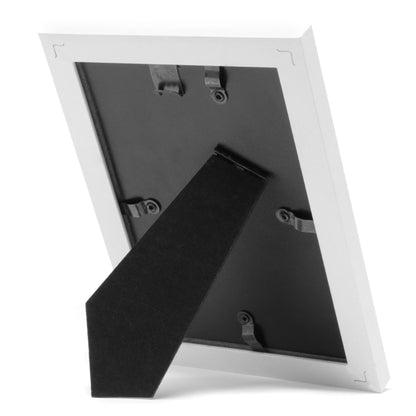Maison & White Set of 10 Assorted White Photo Frames | E1 Fiberboard | 3 Sizes | Wall Mount or Freestanding | Portrait & Landscape | Perspex Cover | 2-Year Warranty