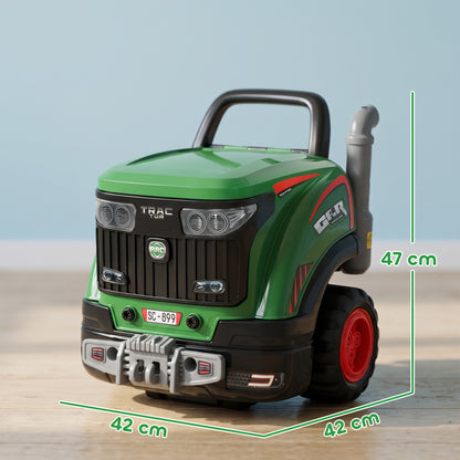 Kids Truck Engine Toy | Green Pretend Play Mechanic Workshop with 55 Accessories